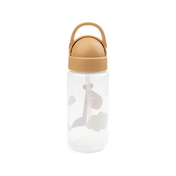 Žltá detská fľaša so slamkou Done by Deer Raffi, 350 ml-image-2