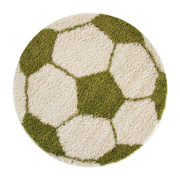 Zeleno-krémový detský koberec ø 120 cm Fun – Ayyildiz Carpets