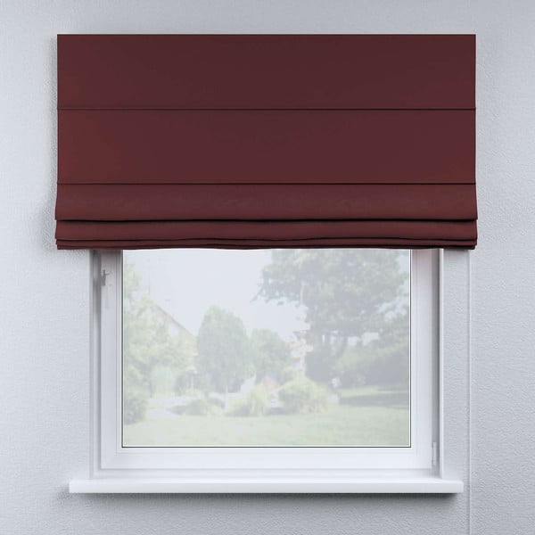 Červená rímska roleta 170x100 cm Posh Velvet - Yellow Tipi-image-4