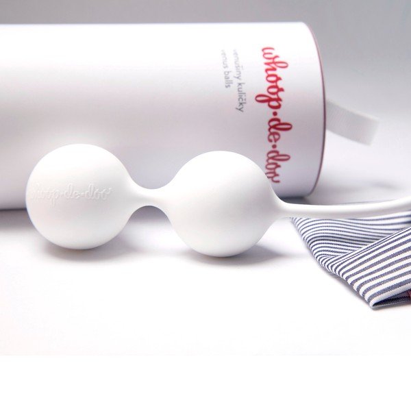 Biele dizajnové venušine guľôčky Whoop.de.doo, 65 g-image-2