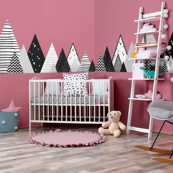 Detská samolepka na stenu Ambiance Scandinavian Giant Mountains Chica, 180 x 45 cm-image-3