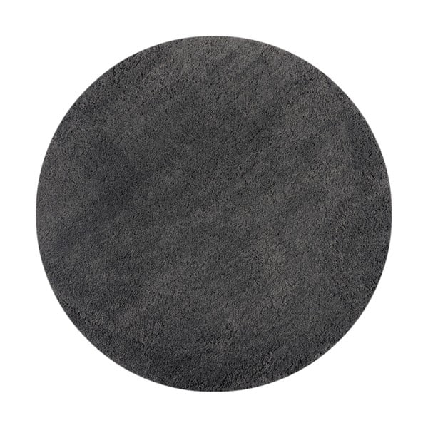 Antracitovosivý okrúhly koberec ø 133 cm – Flair Rugs