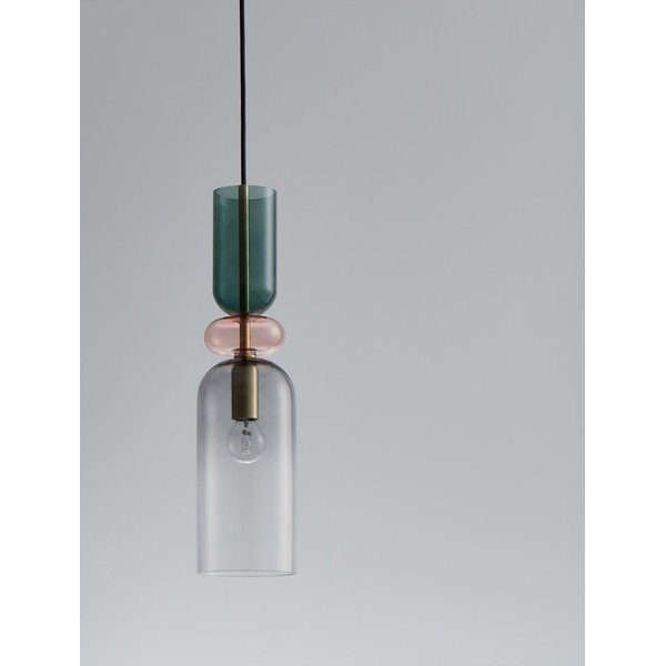 Sklenené závesné svietidlo v zlatej farbe ø 11 cm Murano – Nova Luce-image-4