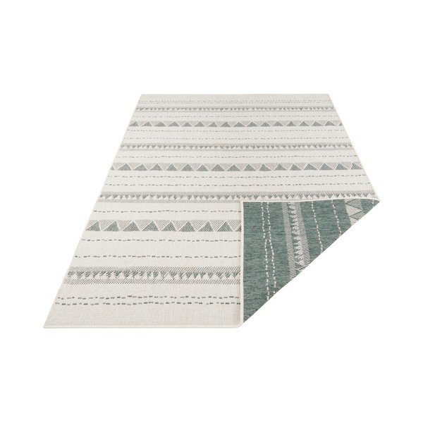 Zeleno-krémový vonkajší koberec NORTHRUGS Bahamas, 160 x 230 cm-image-2
