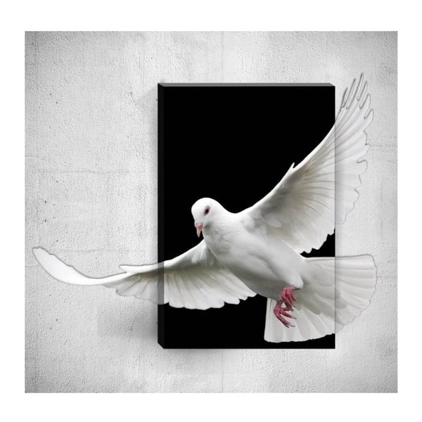 Nástenný 3D obraz Mosticx Dove, 40 × 60 cm