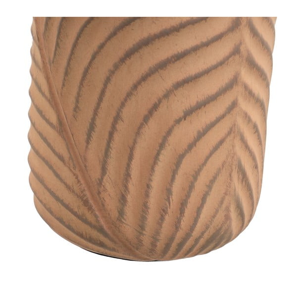 Stolová lampa v krémovo-tehlovej farbe s textilným tienidlom (výška 39 cm) – Casa Selección-image-4