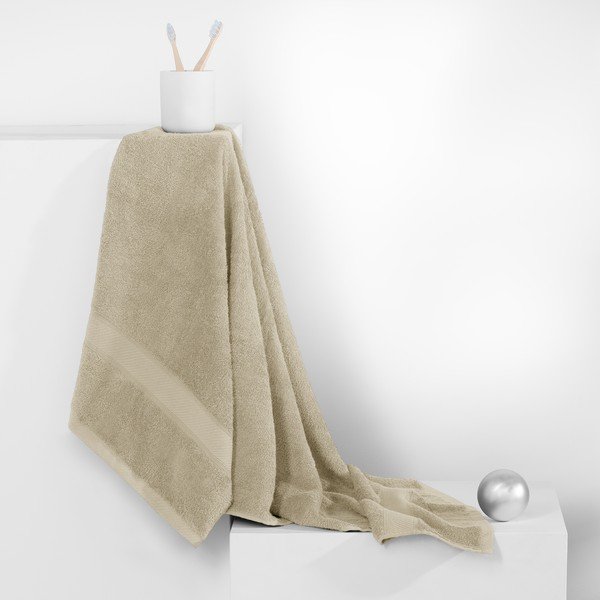 Béžový uterák DecoKing Bamby, 50 × 100 cm-image-1