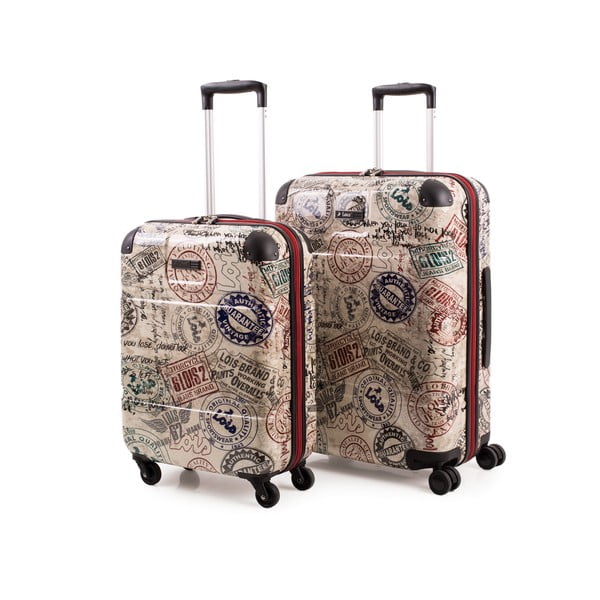 Set 2 cestovných kufrov Lois Negro