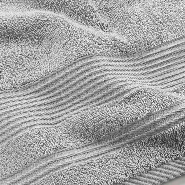 Svetlosivá froté bavlnená osuška 70x130 cm Tendresse – douceur d'intérieur-image-2