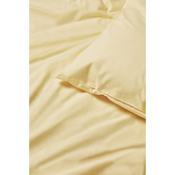 Vanilkovožlté bavlnené obliečky na dvojlôžko Bonami Selection, 200 x 200 cm-image-1