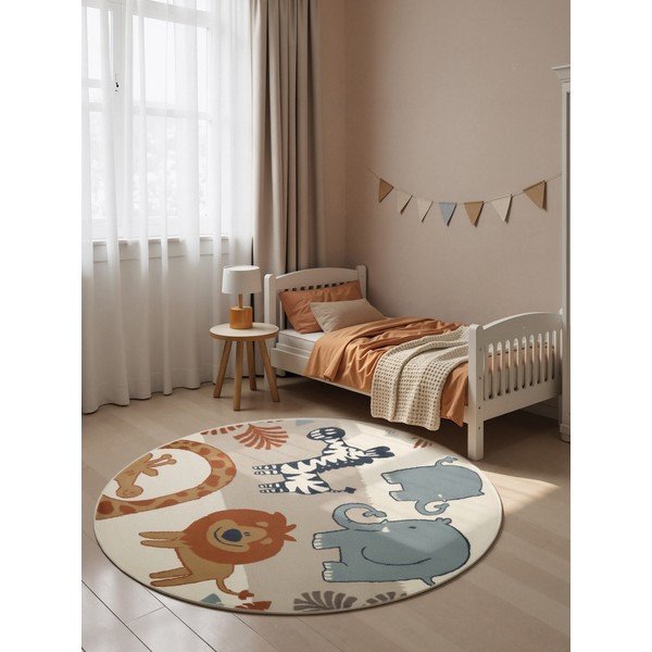 Detský koberec ø160 cm Savanna – Hanse Home-image-1