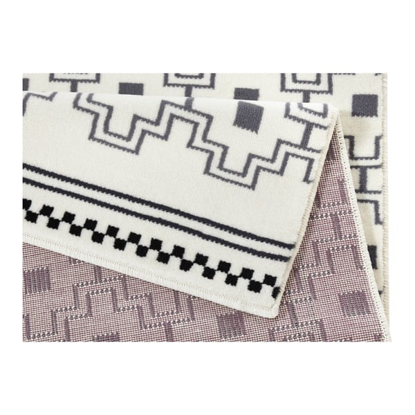 Bielo-čierny koberec Zala Living Cubic, 70 × 140 cm-image-2