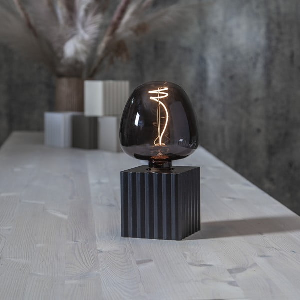 Čierna lampová noha 10 cm Box – Star Trading-image-1