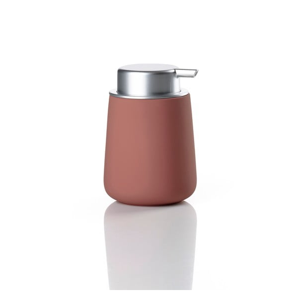 Svetločervený porcelánový dávkovač mydla 250 ml Nova – Zone-image-2