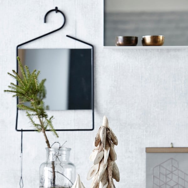 Závesné zrkadlo Hang, biele-image-1