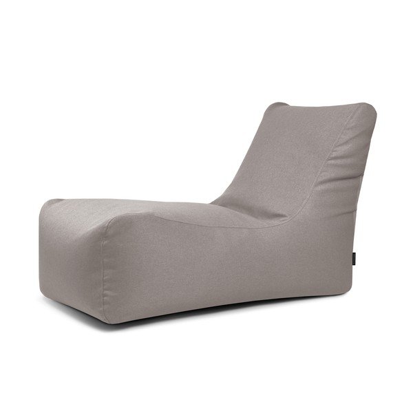 Sivobéžový sedací vak Lounge – SLOWDOWN