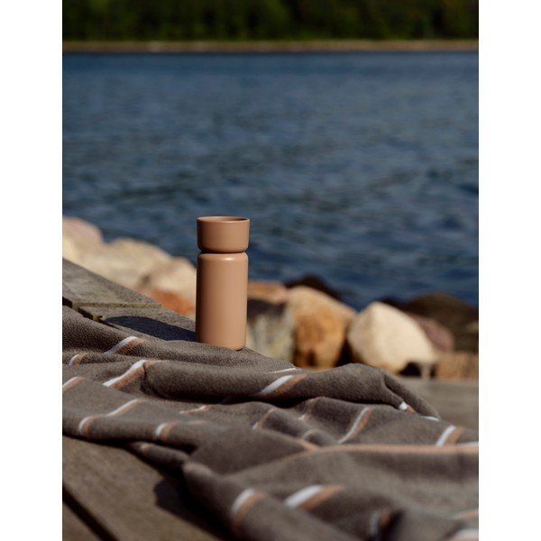 Hnedá/béžová bavlnená osuška 70x140 cm Sauna – Zone-image-3