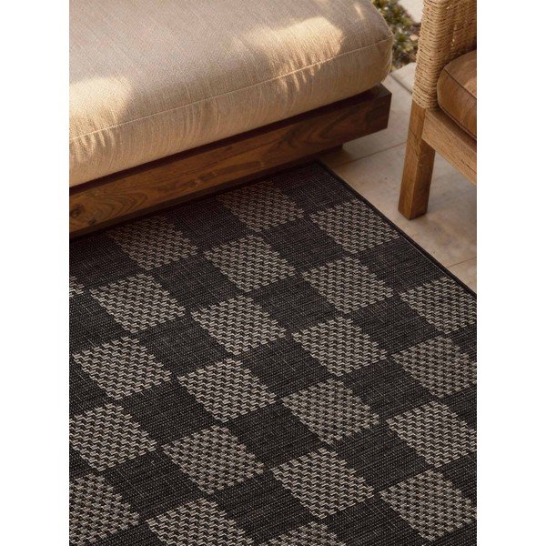 Čierny/krémovobiely vnútorný a vonkajší koberec 120x170 cm Haringey Dorothy – Ted Baker-image-2