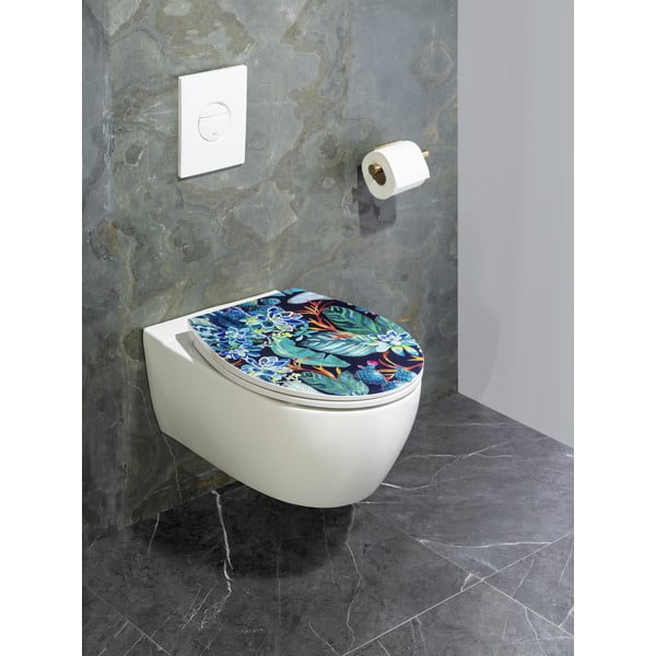 Záchodová doska s automatickým zatváraním 37,5 x 44,5 cm Manaus - Wenko-image-1