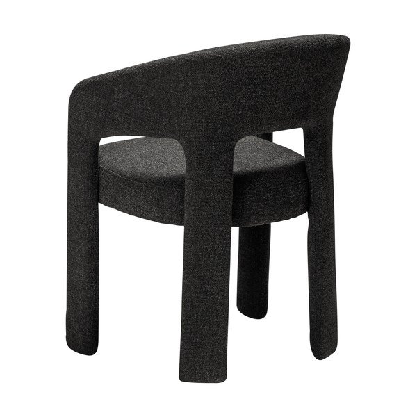 Čierne jedálenské kreslo s podrúčkami Splendor – DAN-FORM Denmark-image-3