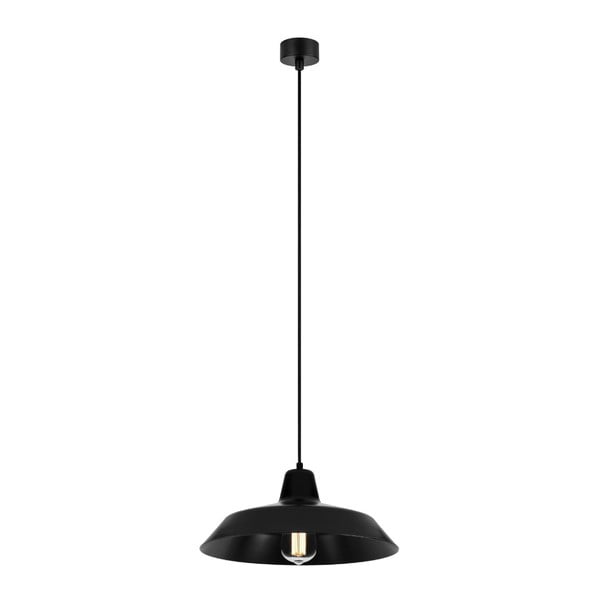 Čierne závesné svietidlo Sotto Luce Cinco, ∅ 35 cm