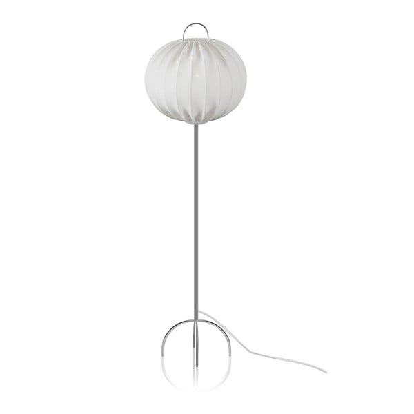 Stojacia lampa Globen Lighting Scandi Chrome, ø 42 cm