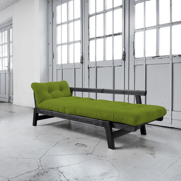 Rozkladacia pohovka Karup Step Black/Lime-image-3