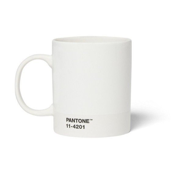 Biely keramický hrnček 375 ml Cloud Dancer - Pantone