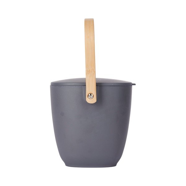 Tmavosivá bambusová nádoba na kompostovateľný odpad Kitchen Craft Natural Elements-image-3