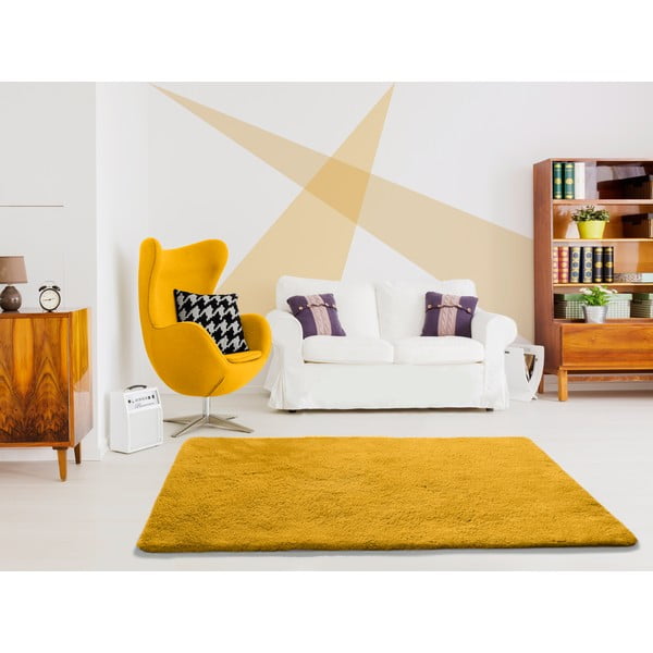 Oranžový koberec Universal Alpaca Liso, 80 x 150 cm-image-1