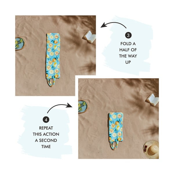 Zelená plážová osuška 150x75 cm Summer Fruits - Catherine Lansfield-image-1