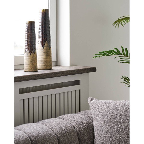 Hnedá keramická vysoká váza (výška  48 cm) – House Nordic-image-1