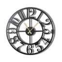Kovové nástenné hodiny The Old Times, 50 × 50 cm