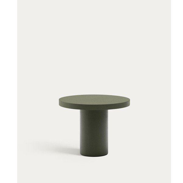 Betónový okrúhly záhradný jedálenský stôl ø 90 cm Aiguablava – Kave Home