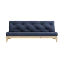 Rozkladacia pohovka s tmavomodrým poťahom Karup Design Fresh Natural/Navy