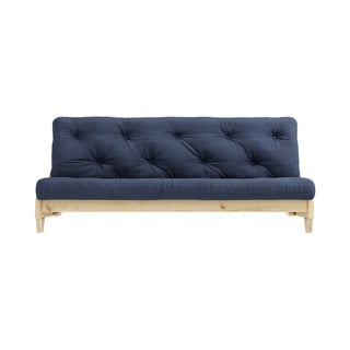 Rozkladacia pohovka s tmavomodrým poťahom Karup Design Fresh Natural/Navy