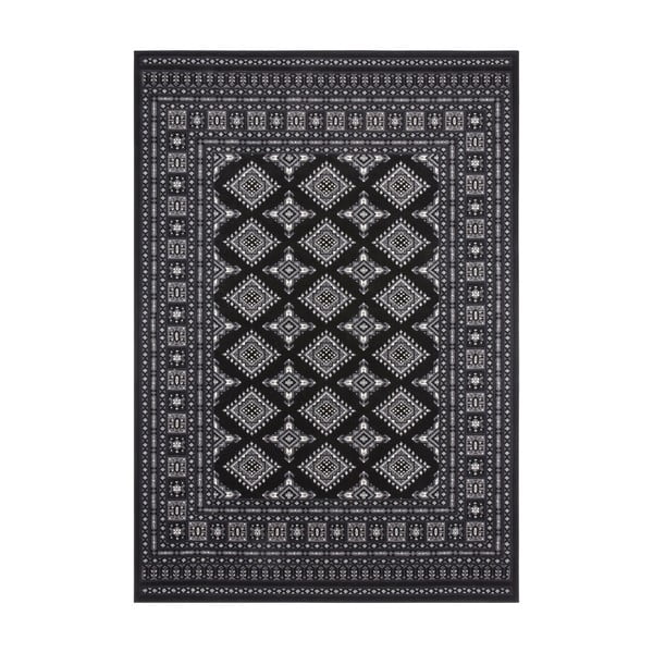 Čierny koberec Nouristan Sao Buchara, 80 x 150 cm