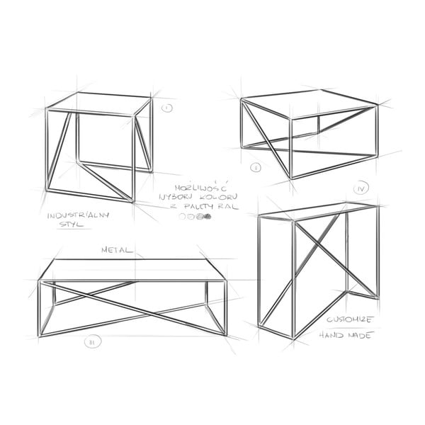 Biely konferenčný stolík CustomForm Memo, 100 × 100 cm-image-3