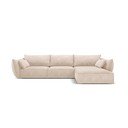 Béžová rohová pohovka (pravý roh) Vanda - Mazzini Sofas