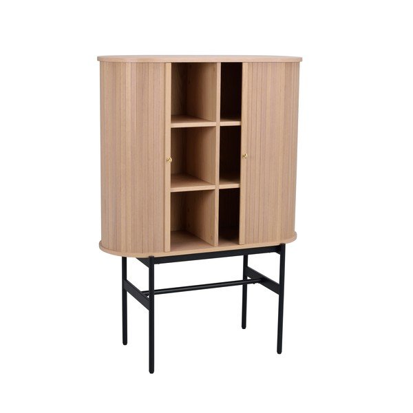 Skrinka v dekore duba v prírodnej farbe 102x146 cm Haddington – Rowico-image-3