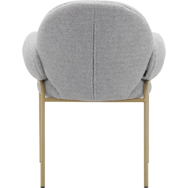 Svetlosivé čalúnené jedálenské kreslá v súprave s podrúčkami 2 ks Iwama – Støraa-image-4