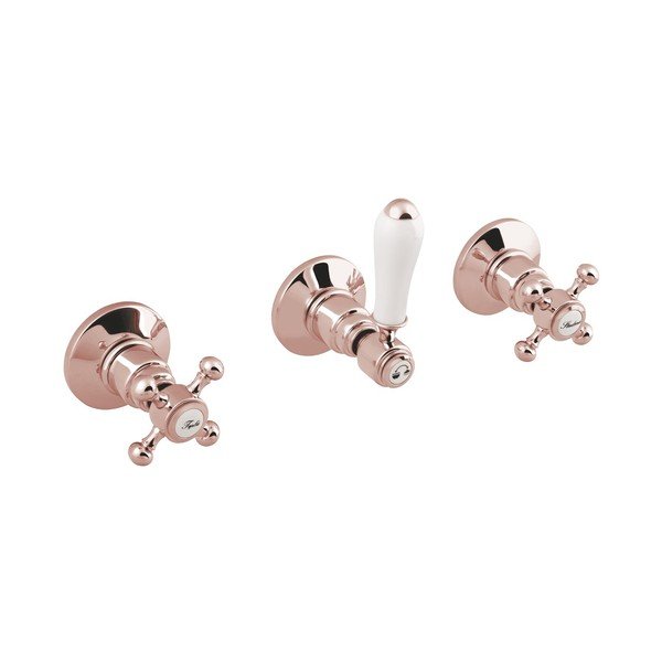 Ružová podomietková sprchová batéria (2 výstupy) Antea – Sapho