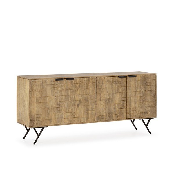 Komoda z mangového dreva v prírodnej farbe 175x78x40 cm Priya – MOME