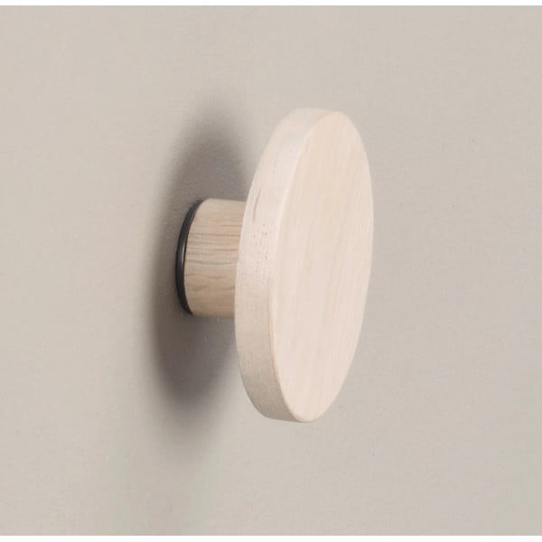 Svetlohnedý nástenný háčik z dubového dreva Milford – Rowico-image-1