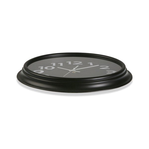 Čierne nástenné hodiny Versa In Time, ⌀ 32,7 cm-image-3