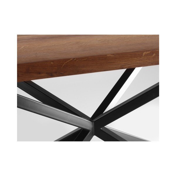 Jedálenský stôl s doskou z dubového dreva Custom Form Orion, 180 × 90 cm-image-2