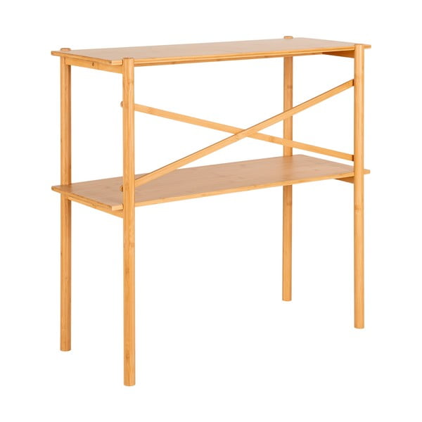 Bambusový konzolový stolík v prírodnej farbe 32x83 cm Manaus – House Nordic-image-2