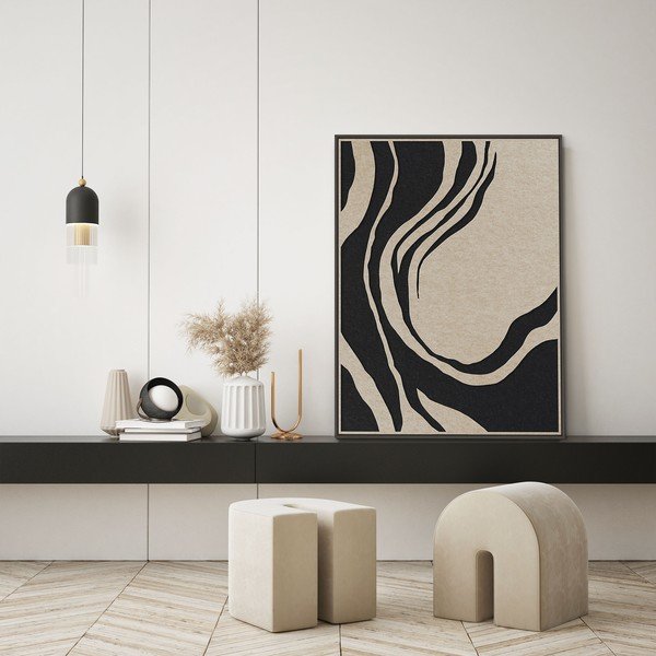 3D obraz s rámom/akustický 90x120 cm Sacred Silence 2 – Malerifabrikken-image-1