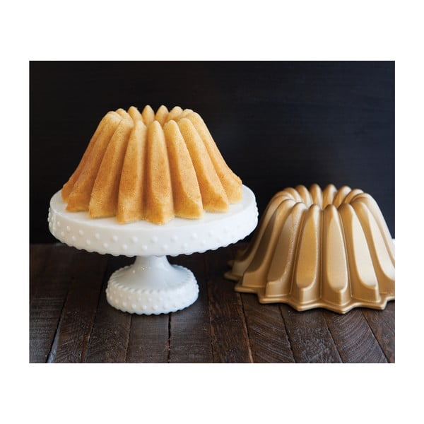 Forma na bábovku v zlatej farbe Nordic Ware Lotus, 1,2 l-image-4