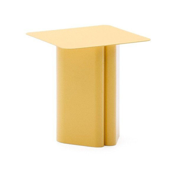 Kovový odkladací stolík 42x42 cm Arvin – Kave Home-image-4